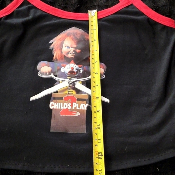 Child's Play 2 - MD Chucky Retro Photo Cropped Girls Cami - Picture 6 of 9
